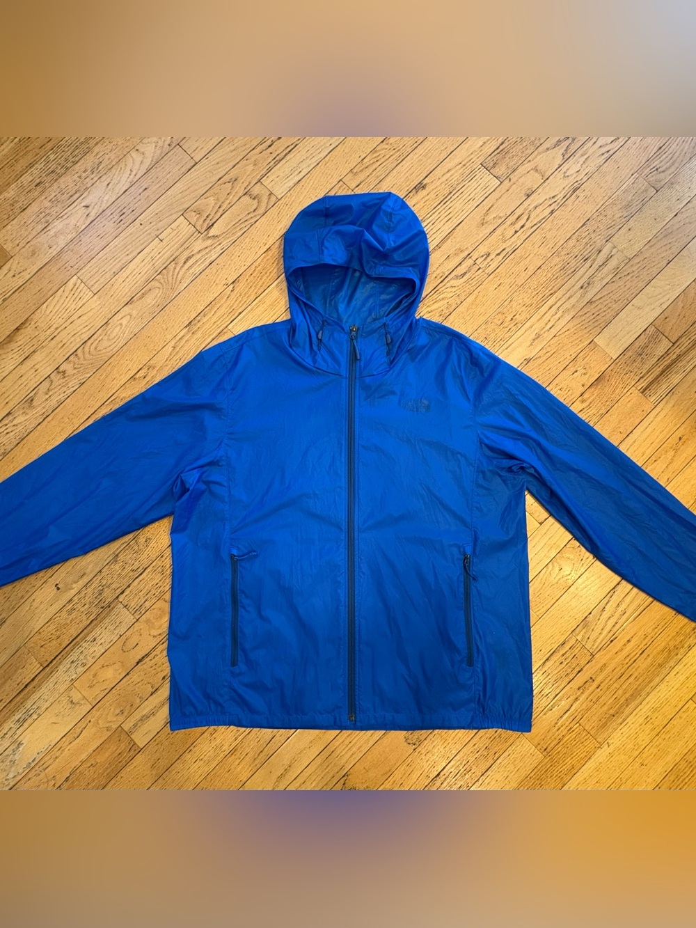 The North Face Men's Royal Blue Hooded Windbreaker